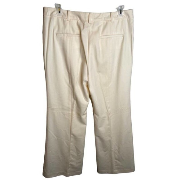 Talbots Women's Ivory "Heritage" Fit Dress Work Career Pants Size 16 - Picture 2 of 5